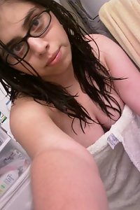 Indian in shower taking her naked pics