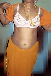 Indian wife stripping her blouse