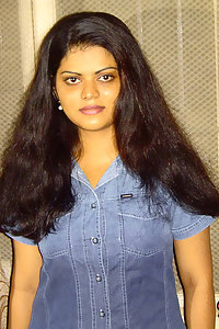 Indian Wife Neha in bedroom in bluw tight jean teasing hubby