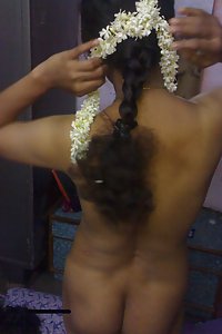 Karnataka Sexy Wife Tridhara White Saree Naked