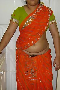 Indian Erotic Housewife Kamla Saree Stripped Nude