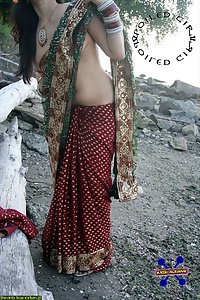 Indian wife in saree naked