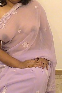 Horny Indian Juicy Bhabhi Rukhsana White Transparent Saree