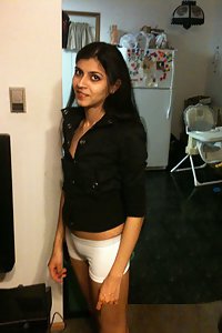 Sexy hot Indian girl posing on camera