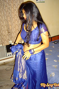 Indian Wife Neha Nair showing her big tits