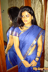 Indian Wife Neha Nair showing her big tits