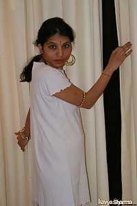 Indian Babe Kavya in her night suit waiting for her boyfriend