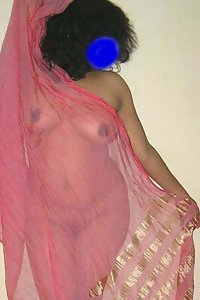 Indian Rambha Bhabhi In Pink Saree Strip Naked