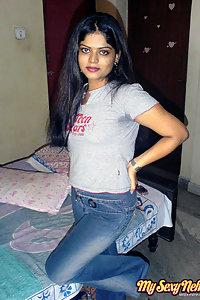 Indian Wife Neha beauty bird from bangalore stripping naked