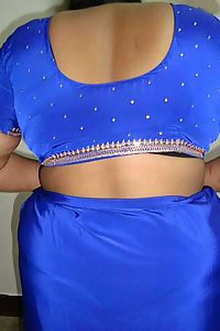 Porn Pics Indian Aunty Bano Blue Blouse Stripped Nude