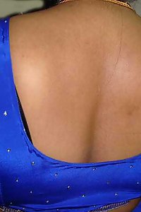 Porn Pics Indian Aunty Bano Blue Blouse Stripped Nude