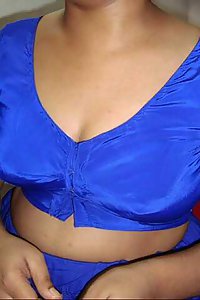 Porn Pics Indian Aunty Bano Blue Blouse Stripped Nude