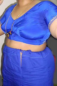 Porn Pics Indian Aunty Bano Blue Blouse Stripped Nude