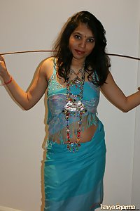 Indian Babe Kavya ek gujarati pari playing with her pussy and boobs