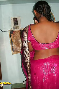 Porn Pics Horny Damini Bhabhi Saree Stripped Naked