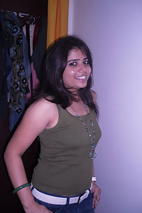 Hot Indian girl showing her assets off