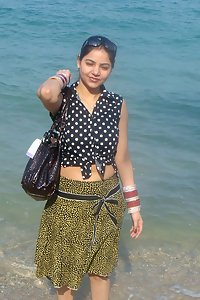 Hot sexy Indian girl posing naked on camera