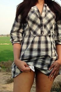 Porn Pics Indian Babe Shamsa Exposed Nude In Farm