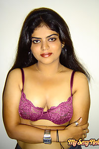 Indian Wife Neha in her favorite lingerie showing off