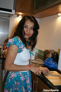 Indian Babe Kavya with her boyfriend on lunch teasing him off