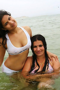 Porn Pics These Indian Girls Enjoying Nude On Beach