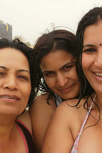 Porn Pics These Indian Girls Enjoying Nude On Beach