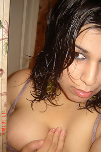 Assorted pictures of busty Indian girl naked