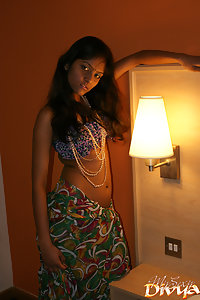 Divya after party in bedroom in her favourite under garments