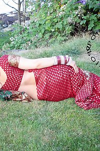 Indian wife in saree stripping naked