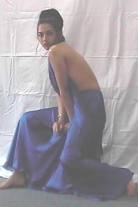 married Indian posing to her hubby