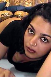 married Indian posing to her hubby